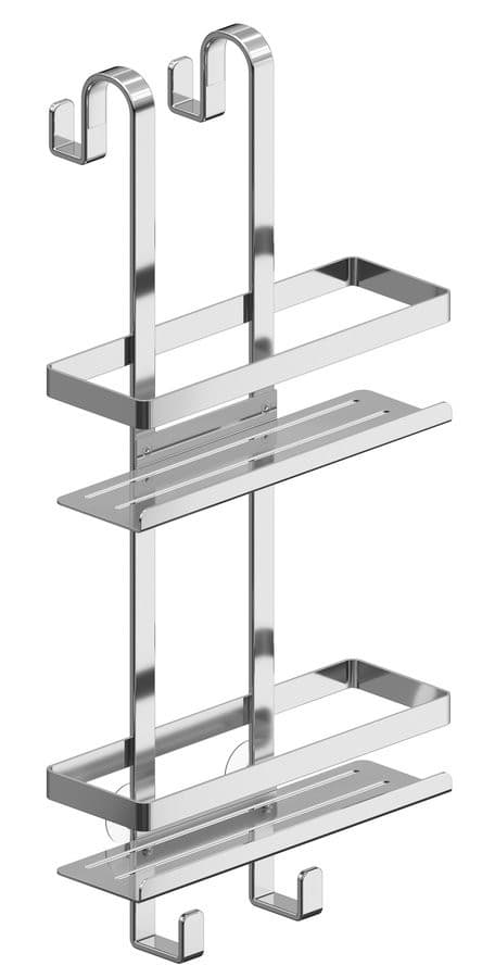 MYLINE półka prysznicowa wisząca, 240x490x220mm, stal nierdzewna połysk