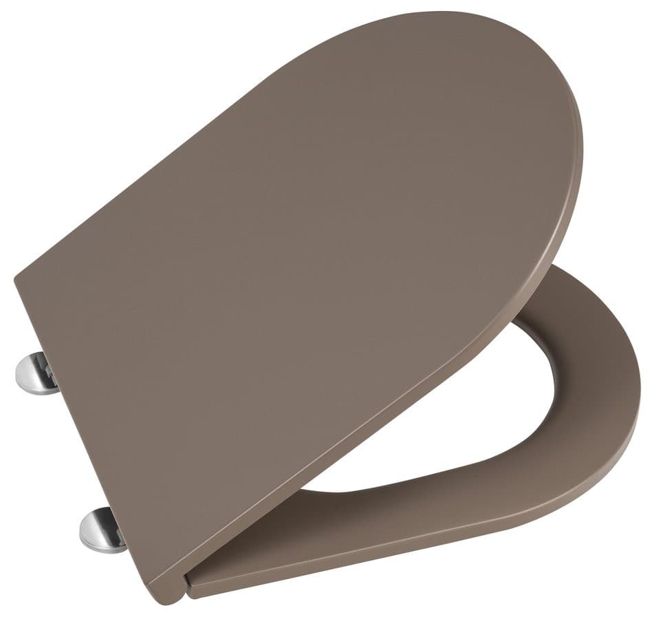 INFINITY deska WC, SLIM, Soft Close, Easy Take, taupe