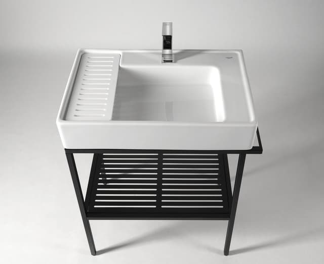 ARYA konsola pod umywalkę 680x850x450mm, czarny