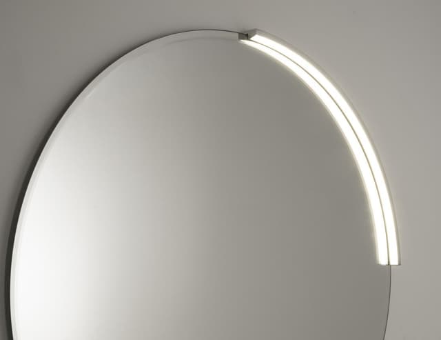 MOON LED oświetlenie 8,8W, 230V, 573x12x22mm, R400mm, chrom