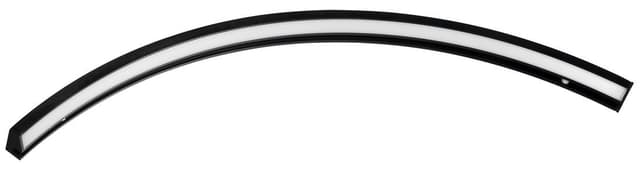 MOON LED oświetlenie 6,5W, 230V, 431x12x22mm, R300mm, czarny mat