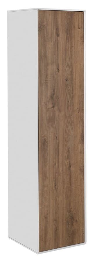 ZANYA słupek wysoki 35x140x30cm biały mat/dub emporio