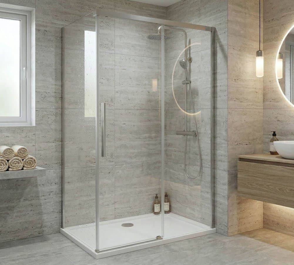 LUXOR kabina prysznicowa prostokątna 1000x800mm wariant L/P