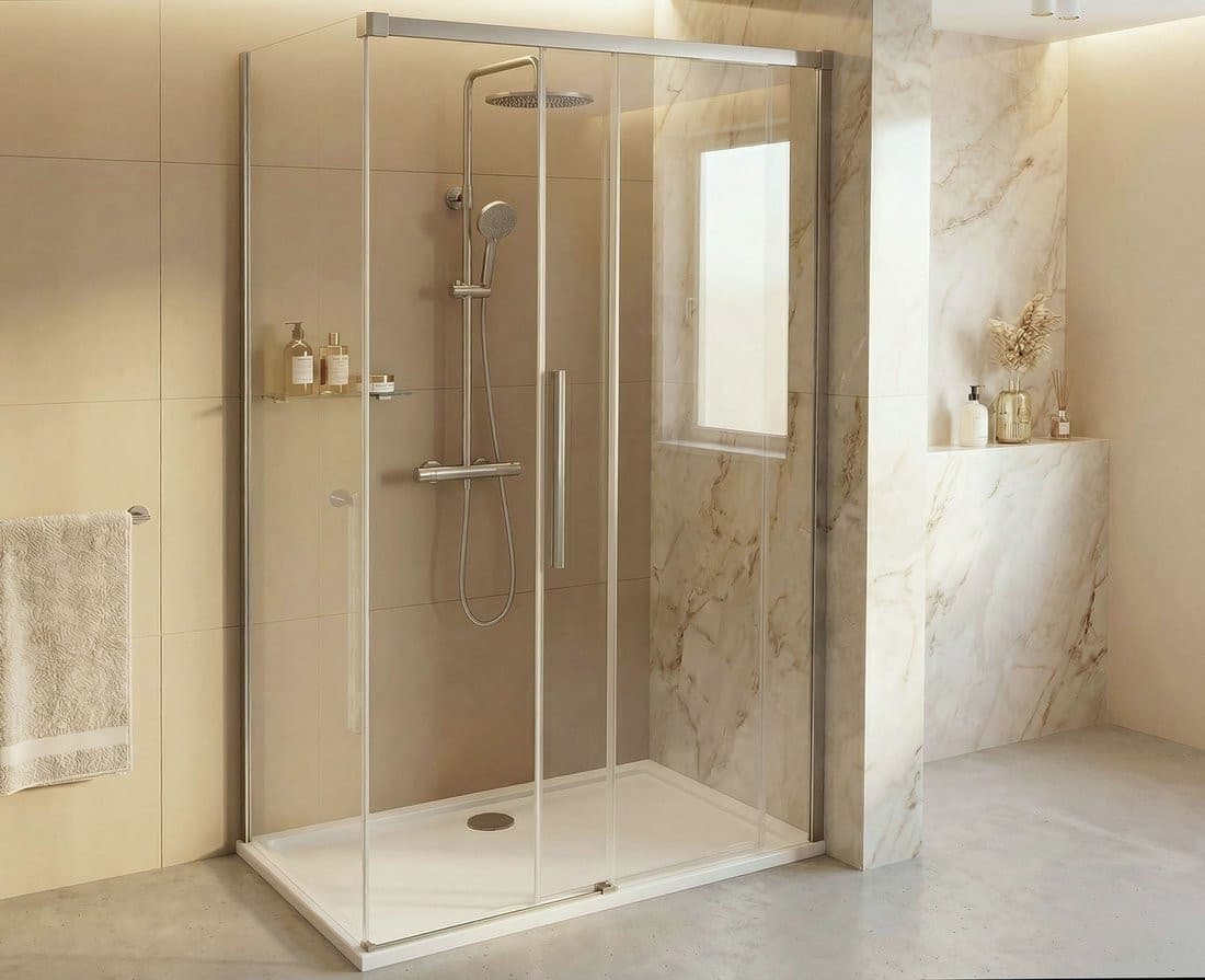 LUXOR kabina prysznicowa prostokątna 1100x800mm wariant L/P
