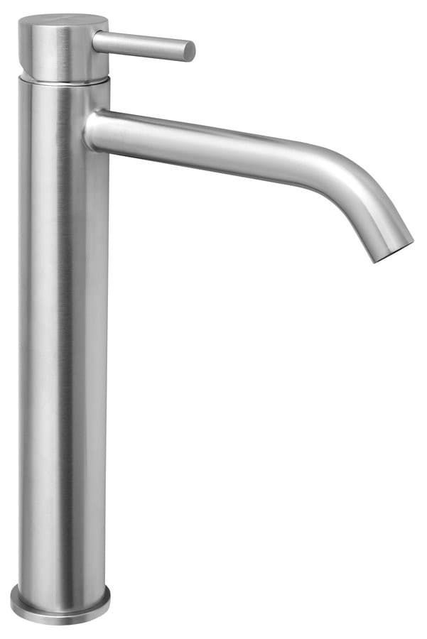 MINIMAL bateria umywalkowa wysoka, stal nierdzewna mat