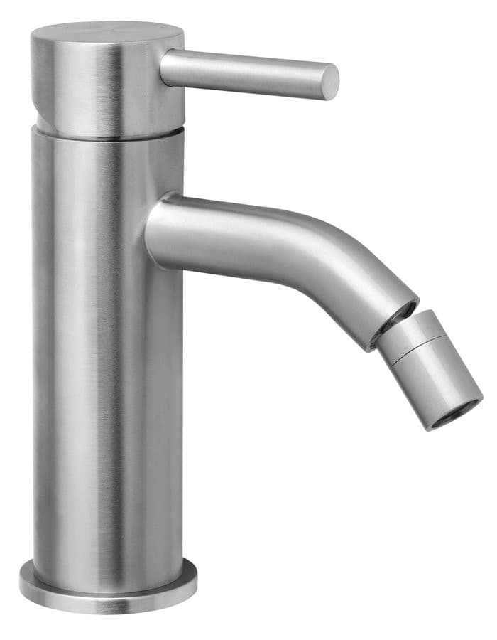 MINIMAL bateria bidetowa, stal nierdzewna mat
