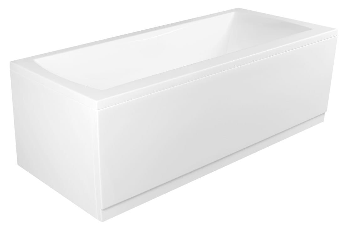 ELVINA wanna prostokątna 180x80x50cm, biały