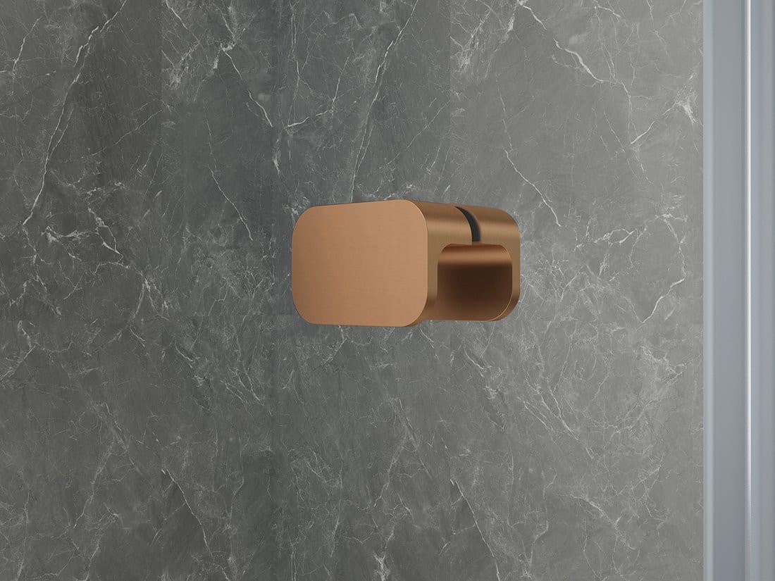 GLOBE COPPER MATT drzwi prysznicowe do wnęki 1100mm, szkło matowe, prawe
