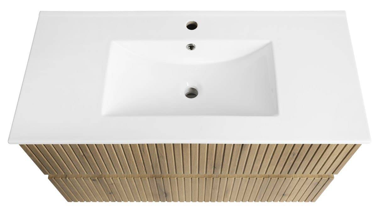 PANEDA STRIP szafka umywalkowa 99,5x55x45,2cm, dąb emporio