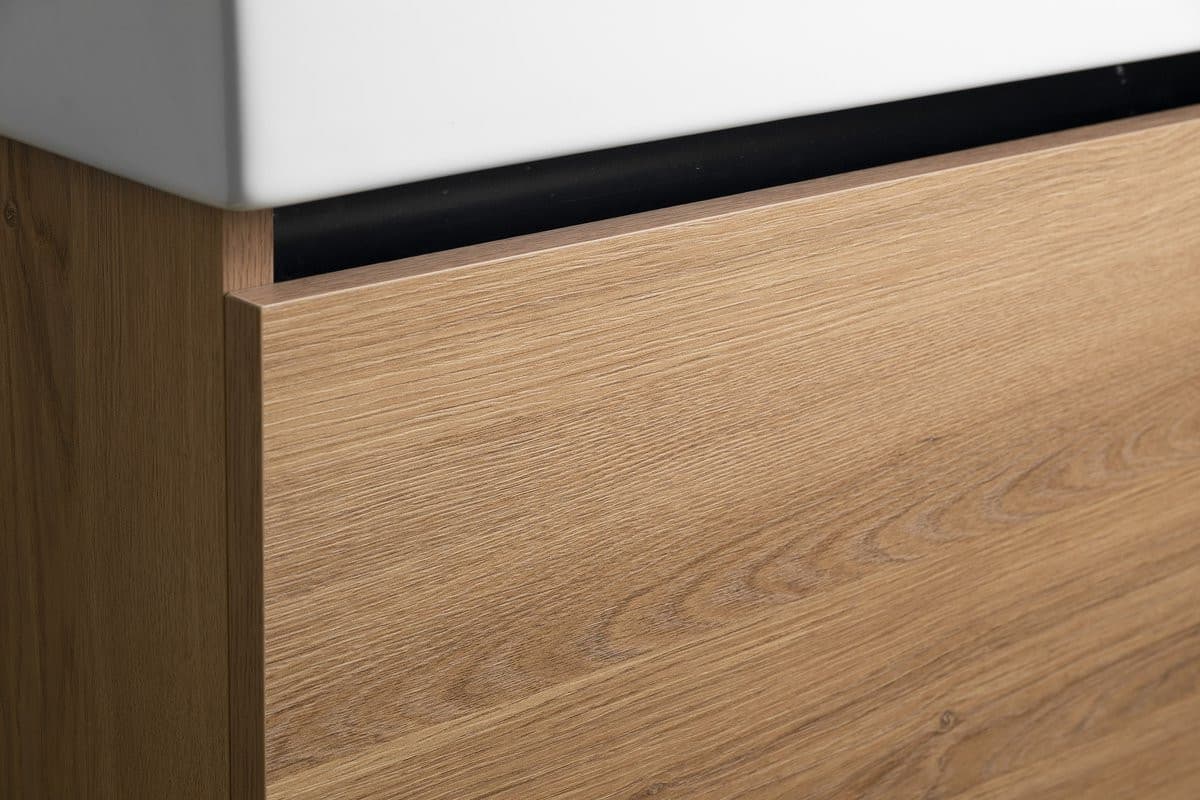 NELIO szafka pod umywalkę 76,5x44x49cm, dąb cuneo