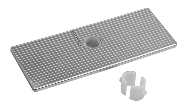 Półka przesuwna do zestawów prysznicowych z ABS i chromu (średnica 18-25 mm)