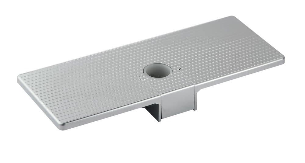 Półka przesuwna do zestawów prysznicowych z ABS i chromu (średnica 18-25 mm)