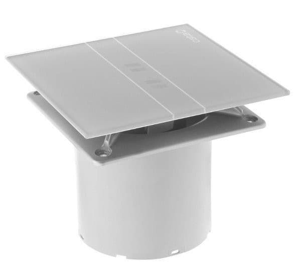 Wentylator łazienkowy E-100 GSTH 100mm z czujnikiem wilgotności i timerem