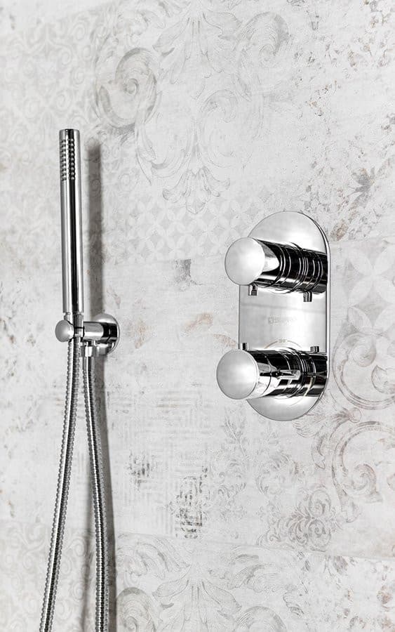 RHAPSODY bateria prysznicowa podtynkowa termostatyczna, 2 wyjścia, chrom