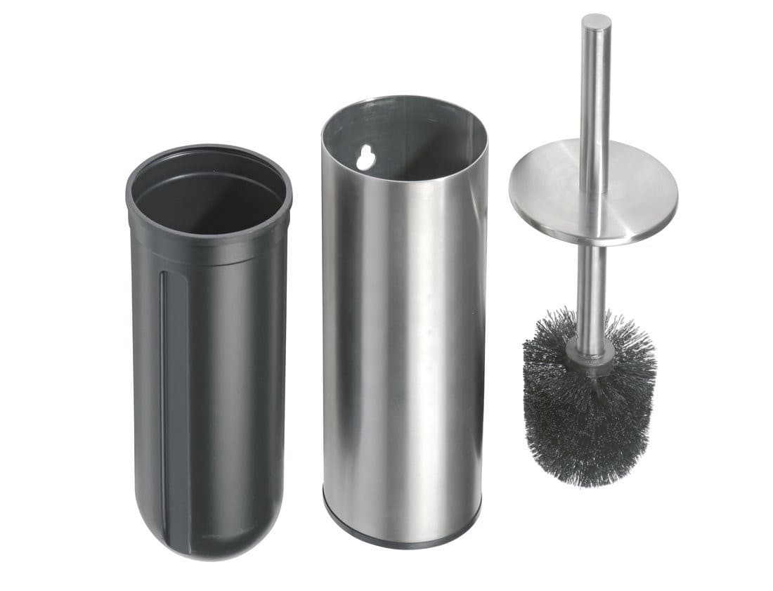 X-STEEL szczotka do WC stal nierdzewna matowa wisząca i stojąca