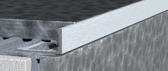 Aluminiowy profil narożny typ L, 250 cm, 12,5 mm, anodowany szczotkowany