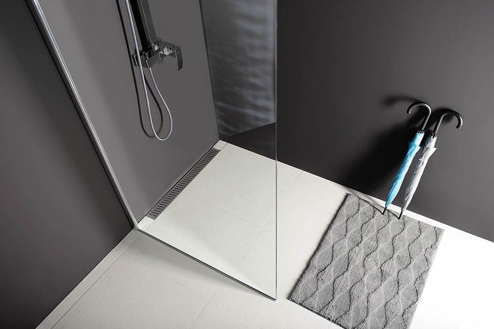 MODULAR SHOWER ścianka walk-in, stała 700 mm z Antidrop