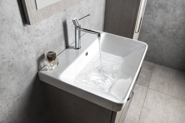 THEIA Szafka umywalkowa 56,4x70x44,2 cm, 2 szuflady, sosna rustykalna