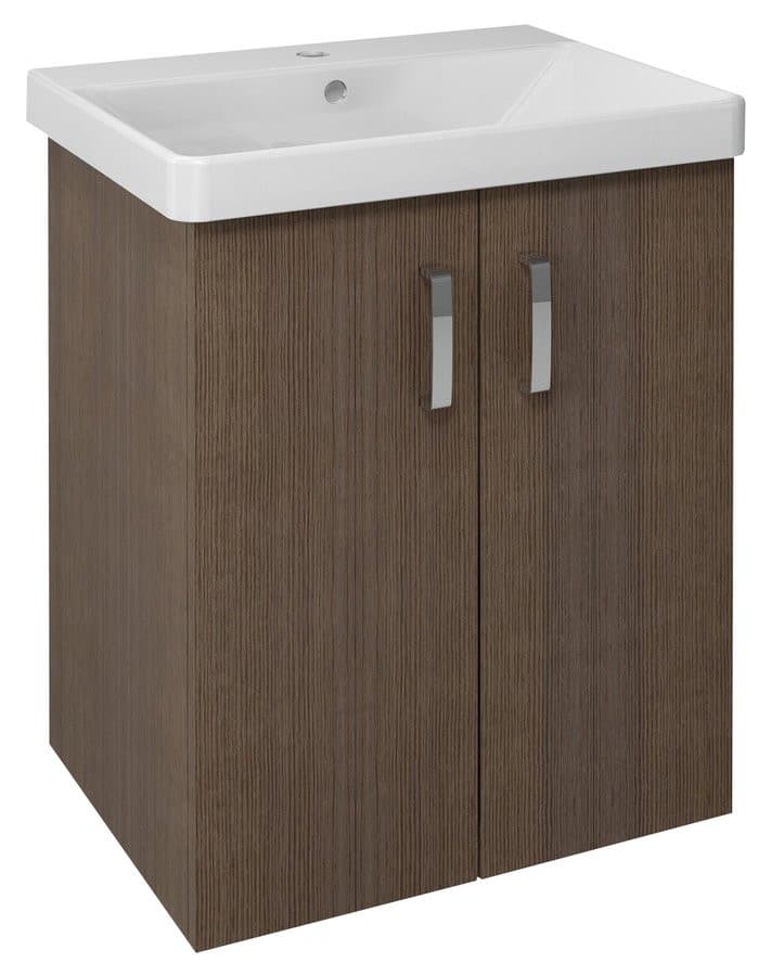 Szafka umywalkowa THEIA 56,4x70x44,2cm, z 2 drzwiczkami, sosna rustykalna