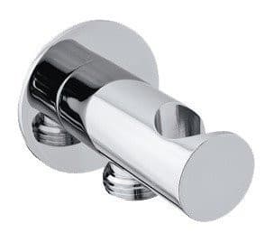 Przyłącze kątowe chrom na bok szafki do baterii 1209 Sapho