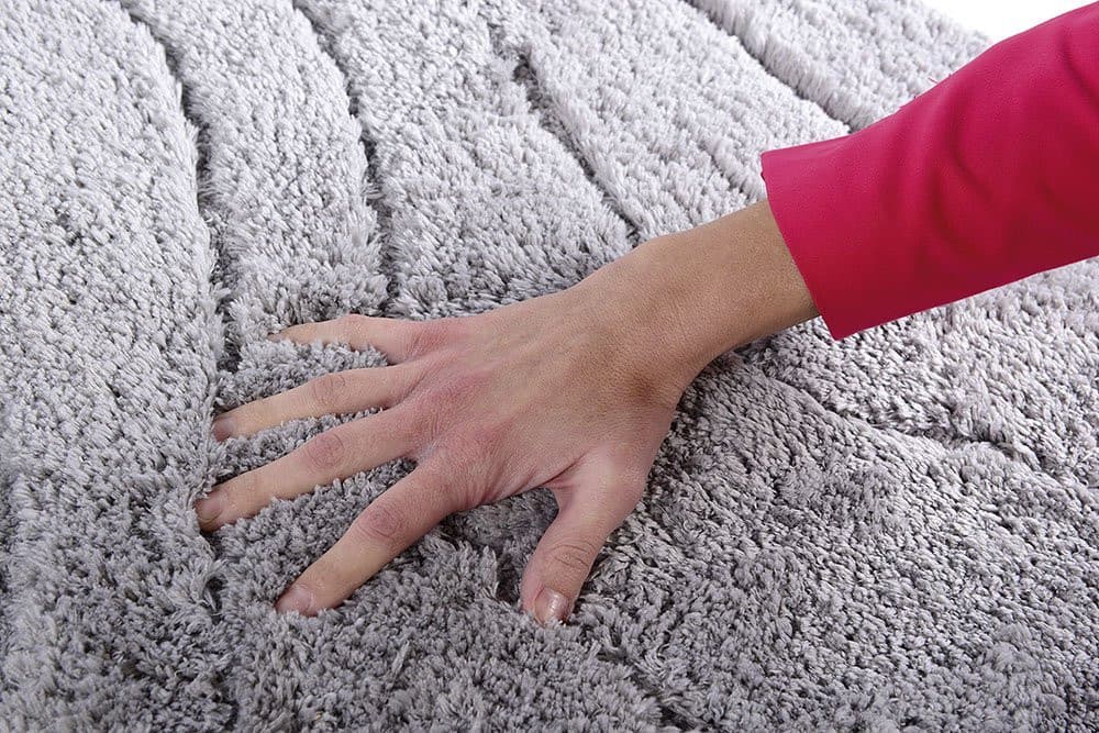 Dywanik łazienkowy LA OLA 60x90 cm z antypoślizgiem szary