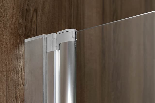 RIONI parawan wannowy podnoszony pneumatycznie, szer. 710 mm, szkło czyste, chromowany