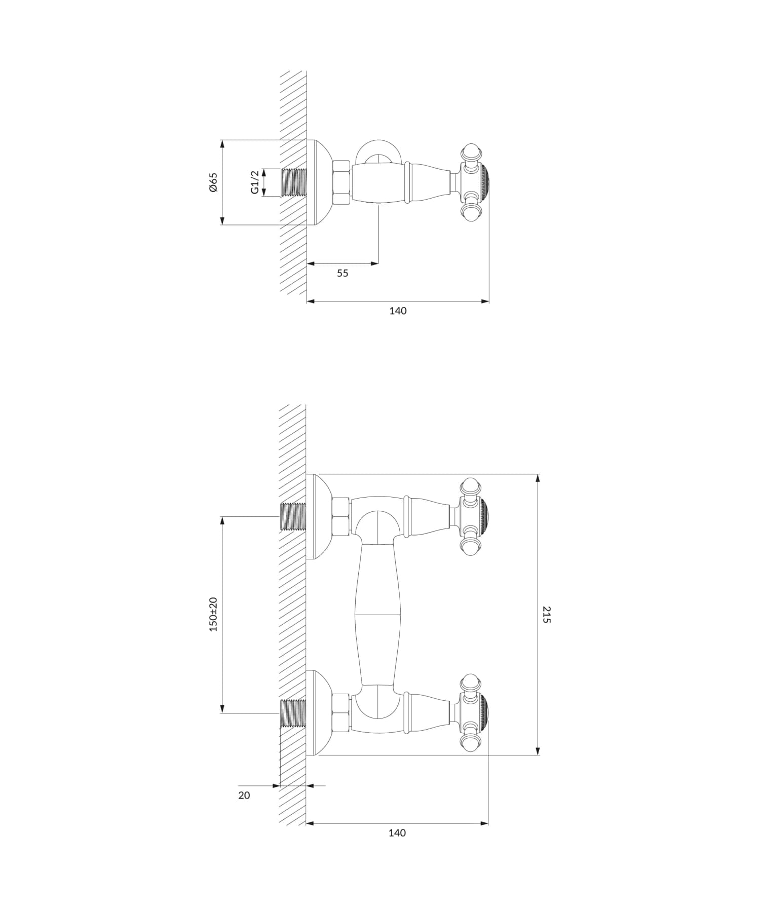 RE7240CR Rysunek techniczny