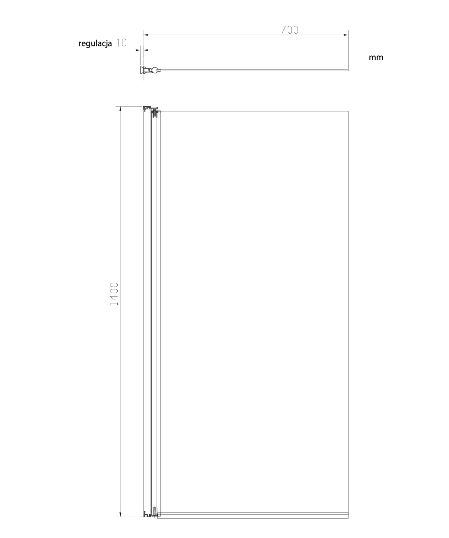 MP75CRTR Rysunek techniczny