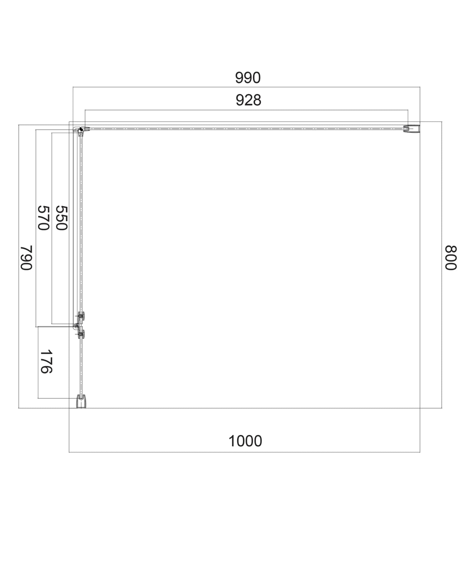 MH8010BLTR Rysunek techniczny