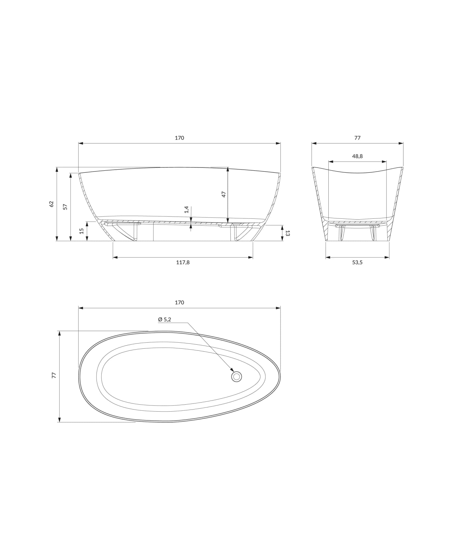 BARCELONAXLBM Rysunek techniczny