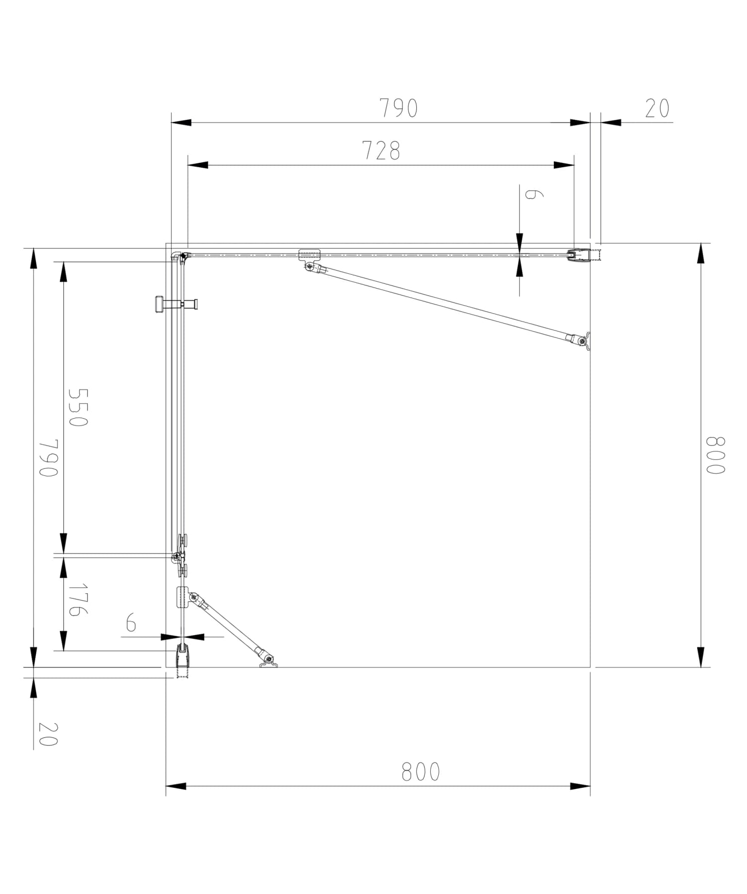 MH8080BLTR Rysunek techniczny