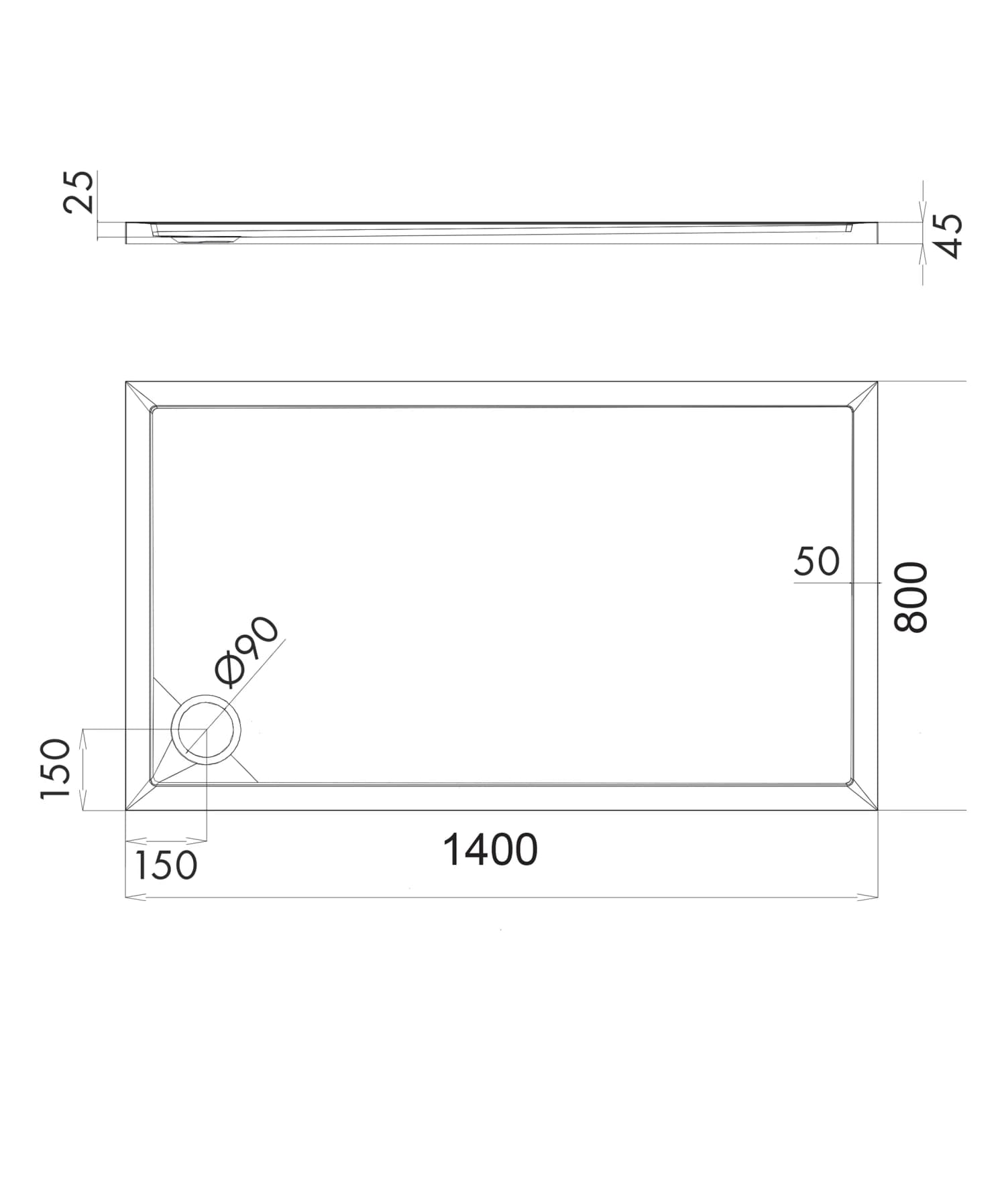 MERTON80-140-PBP Rysunek techniczny