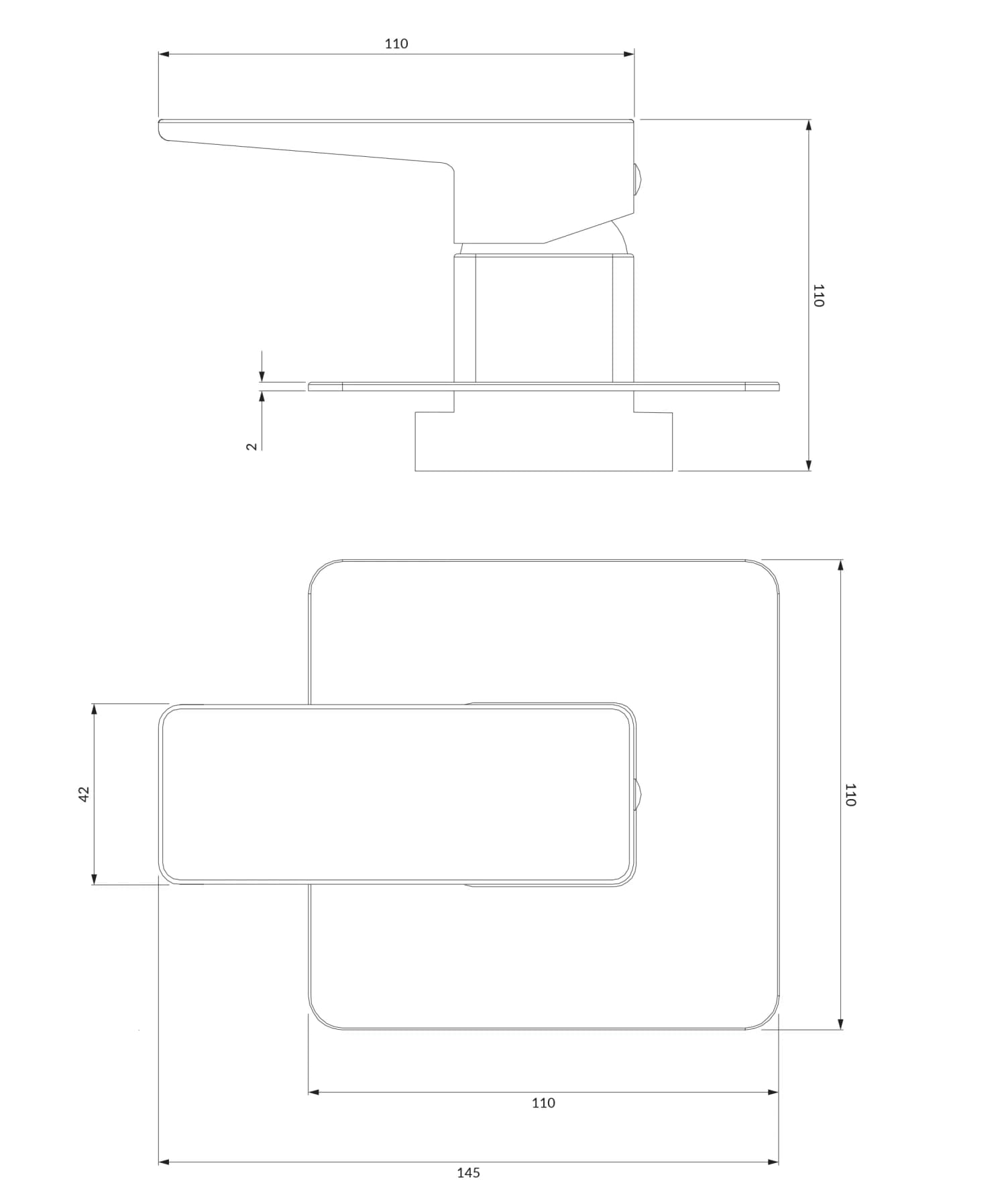 PM7445CRB Rysunek techniczny