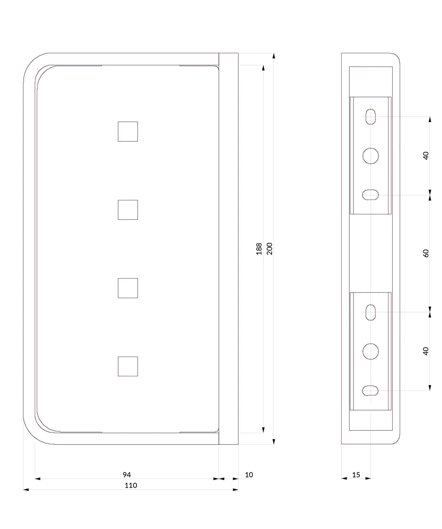 LU30330CR Rysunek techniczny