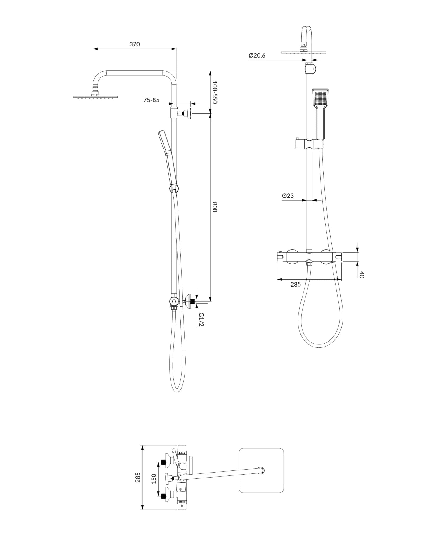 Y1244JBL Rysunek techniczny