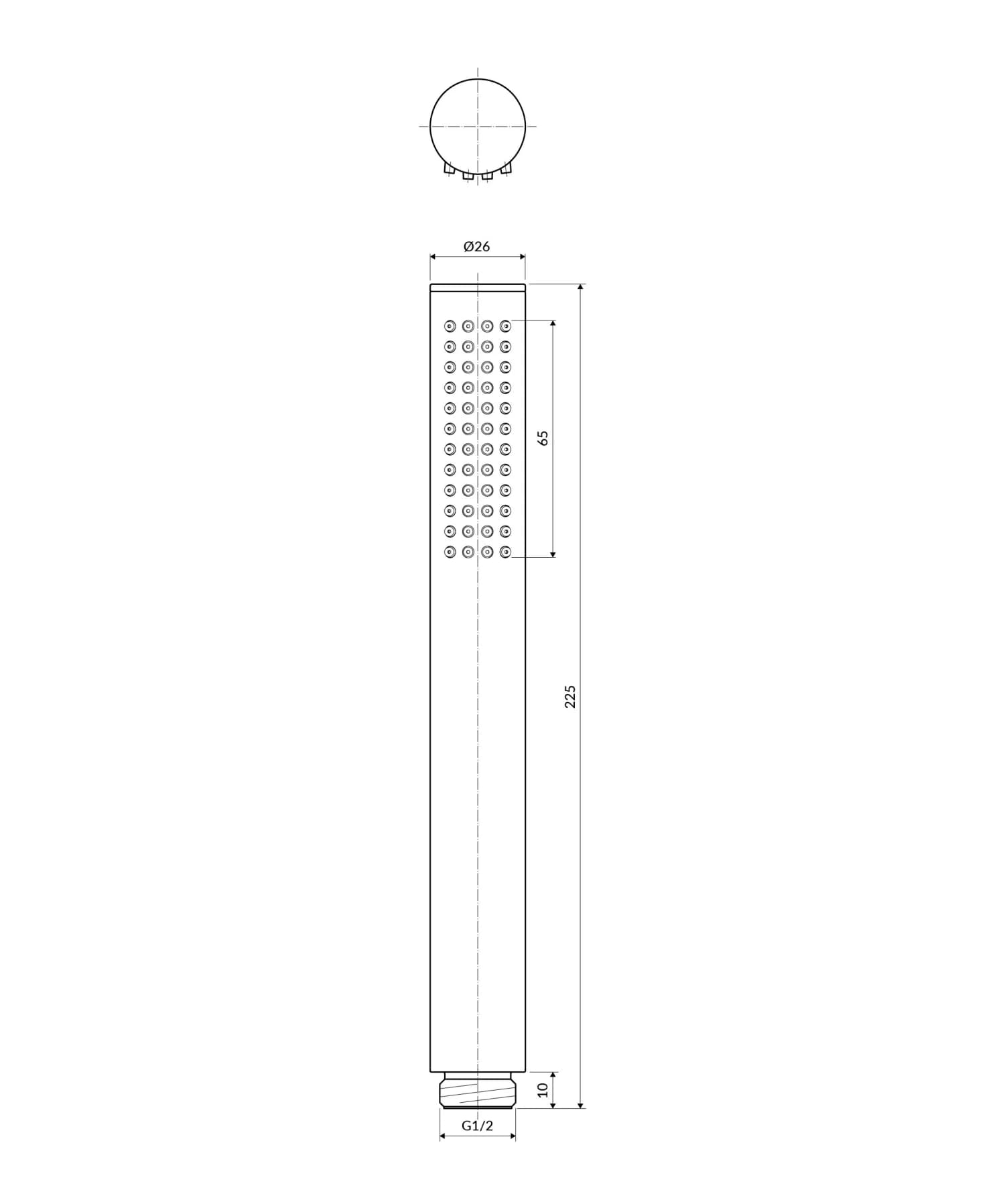 MICROPHONEX-RWM Rysunek techniczny