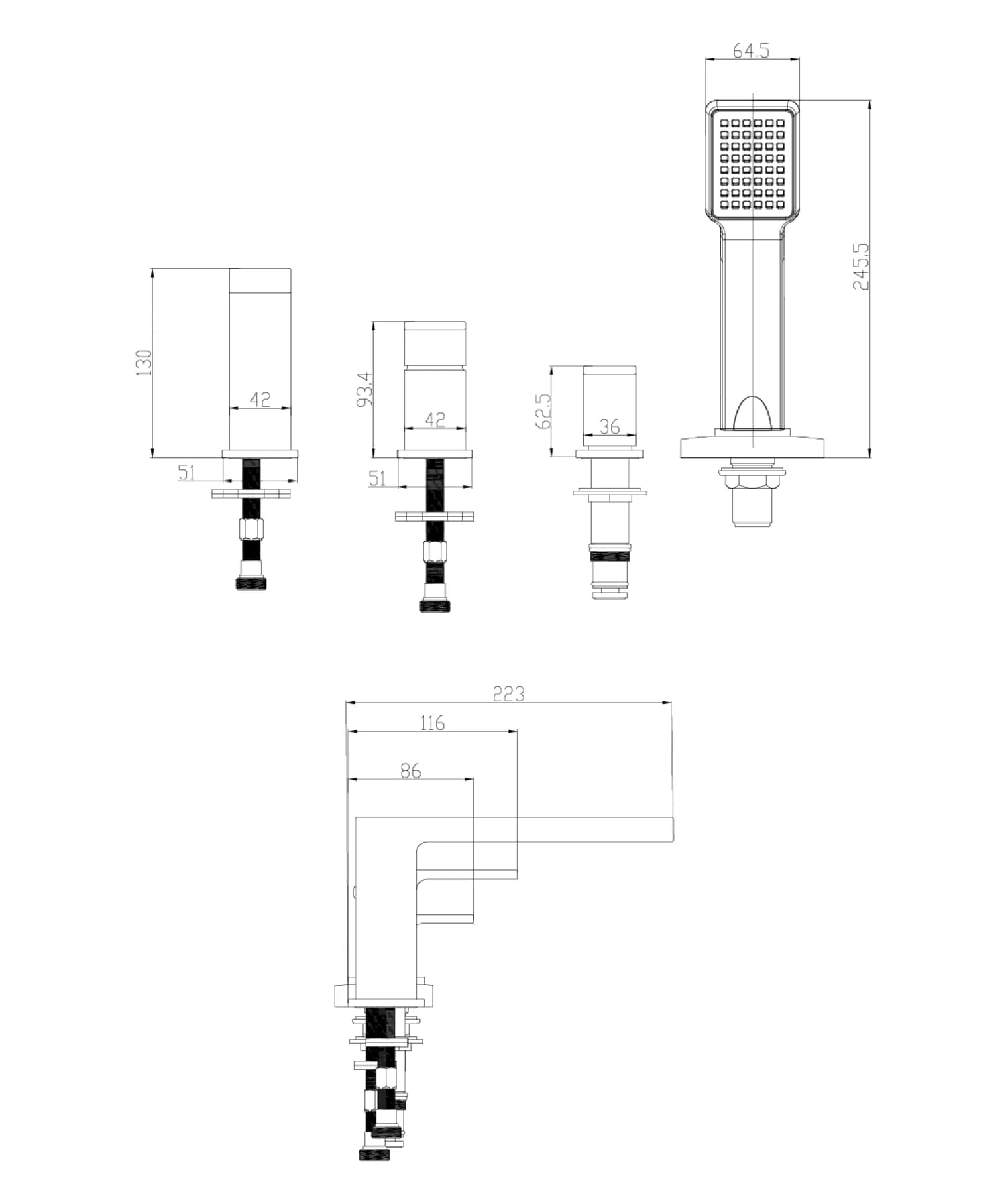 BA7832BL Rysunek techniczny