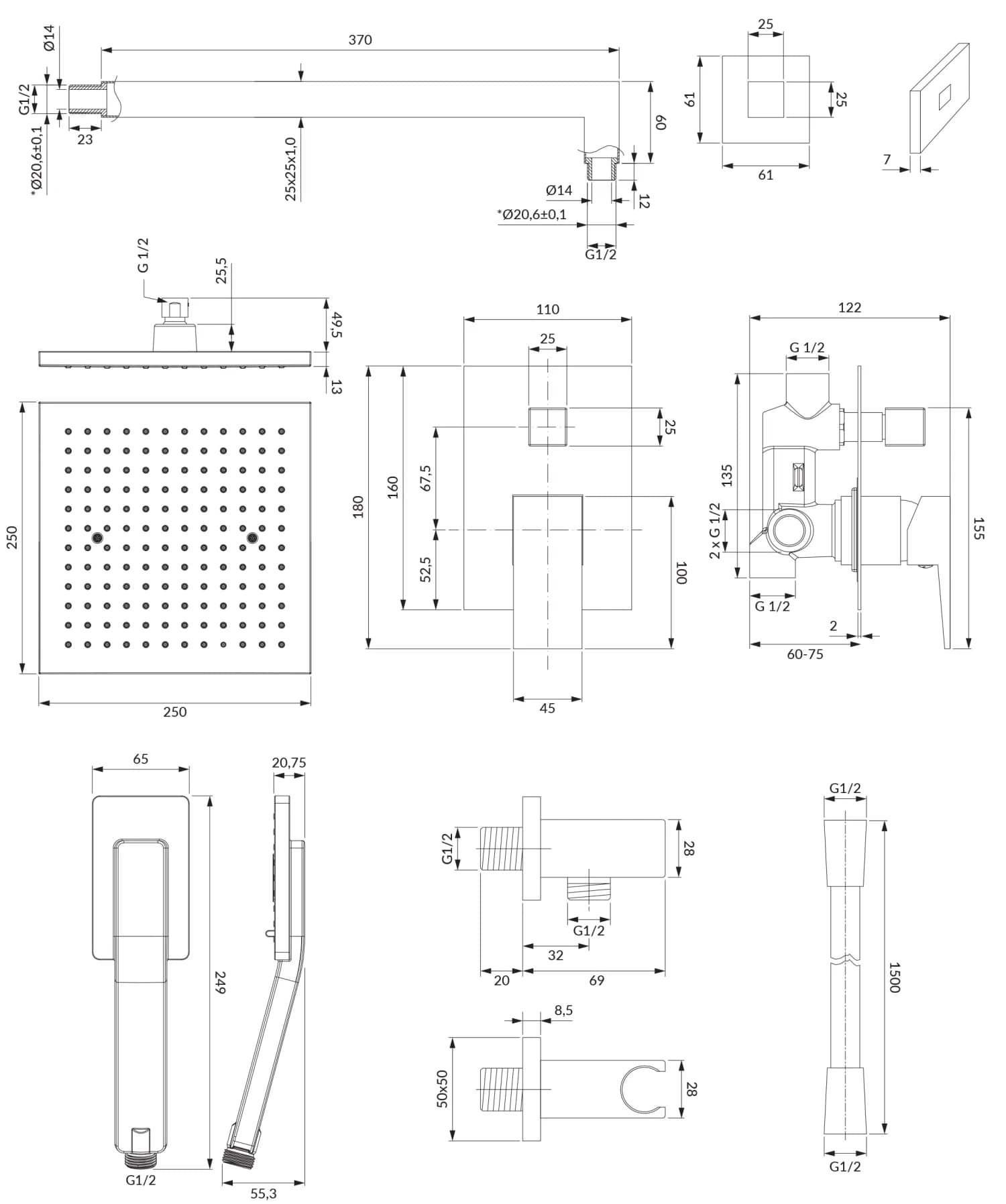 SYSFR10CR Rysunek techniczny