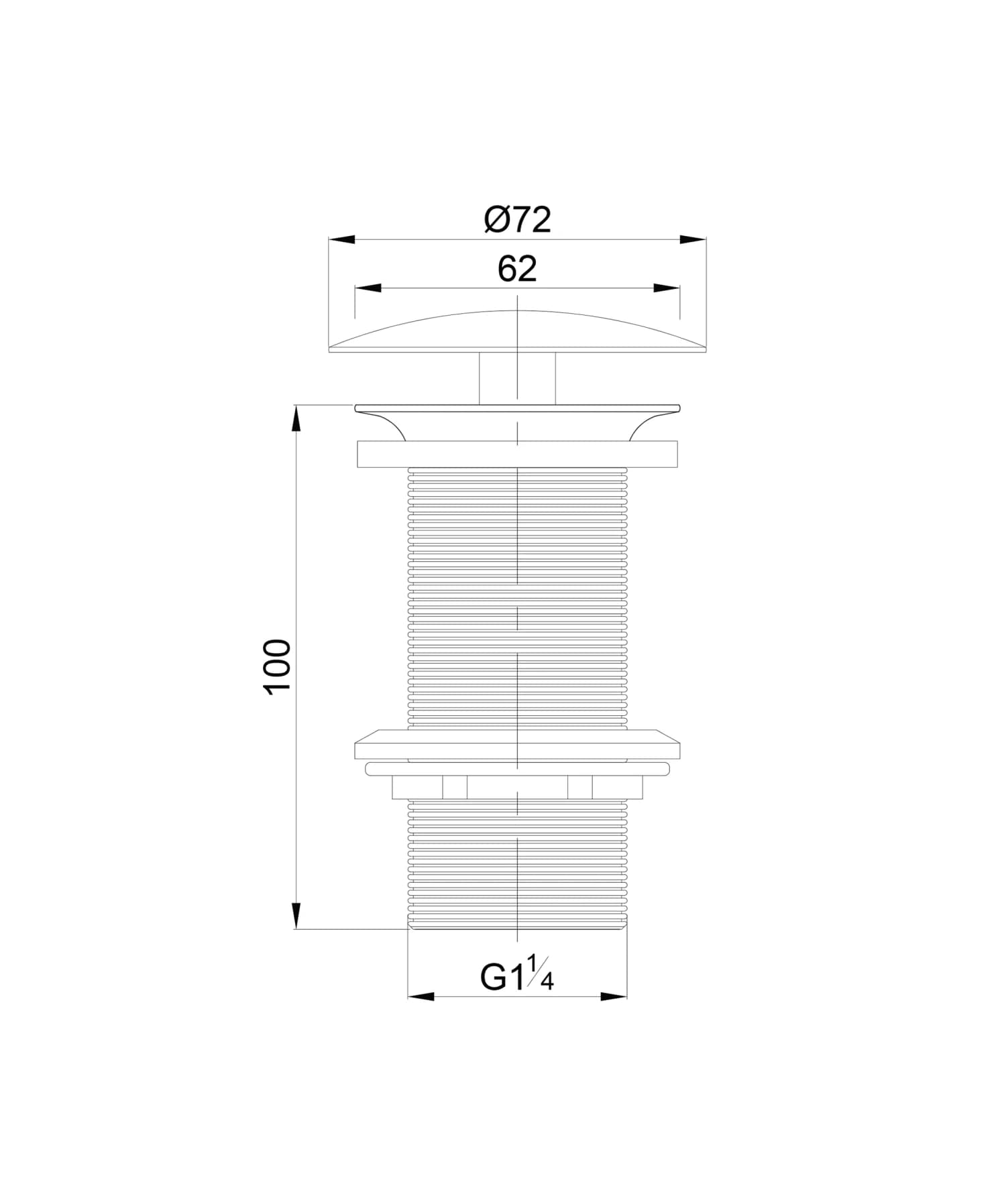 A82CR Rysunek techniczny