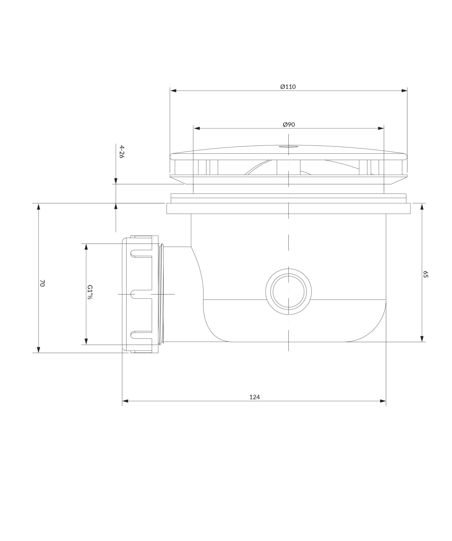 ST6590.35N+ST45BP Rysunek techniczny
