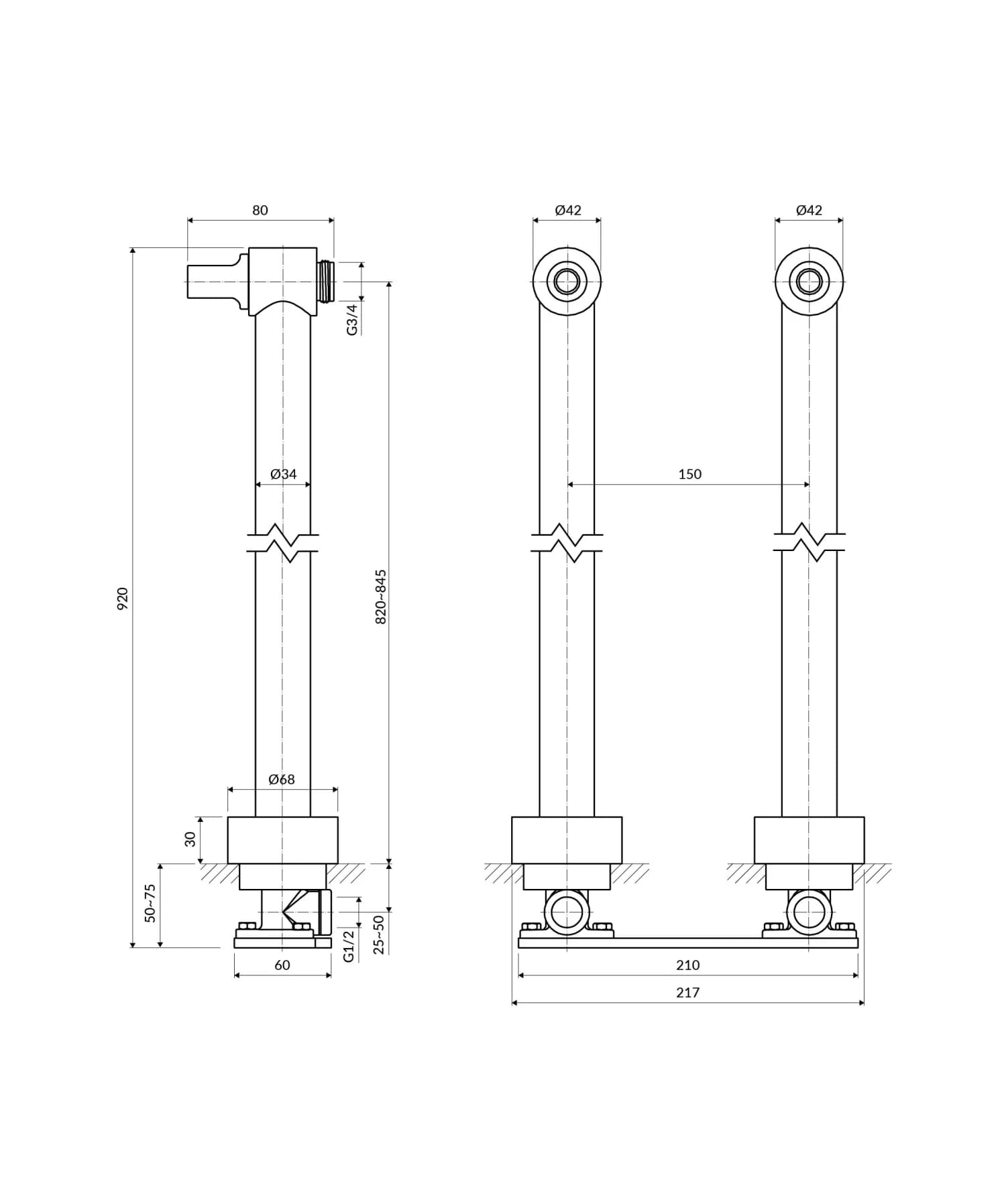 8819BL Rysunek techniczny