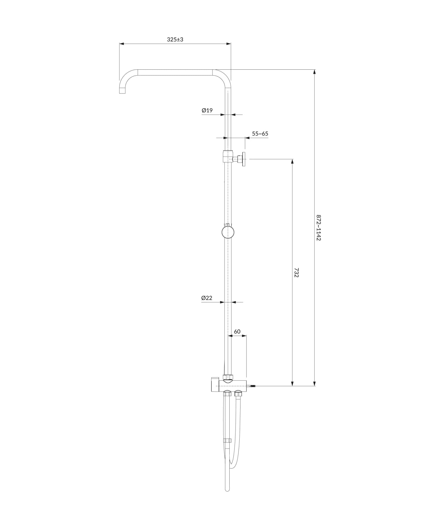 UN10042CR Rysunek techniczny