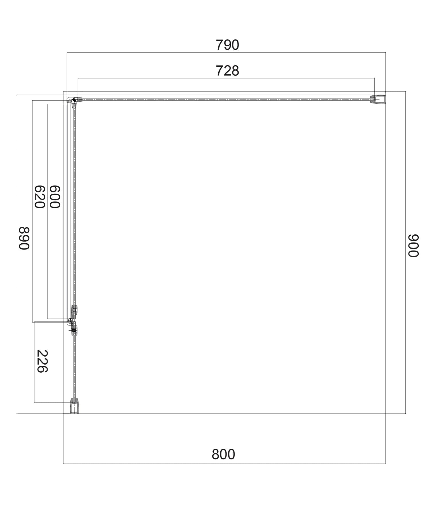 MH9080BLTR Rysunek techniczny