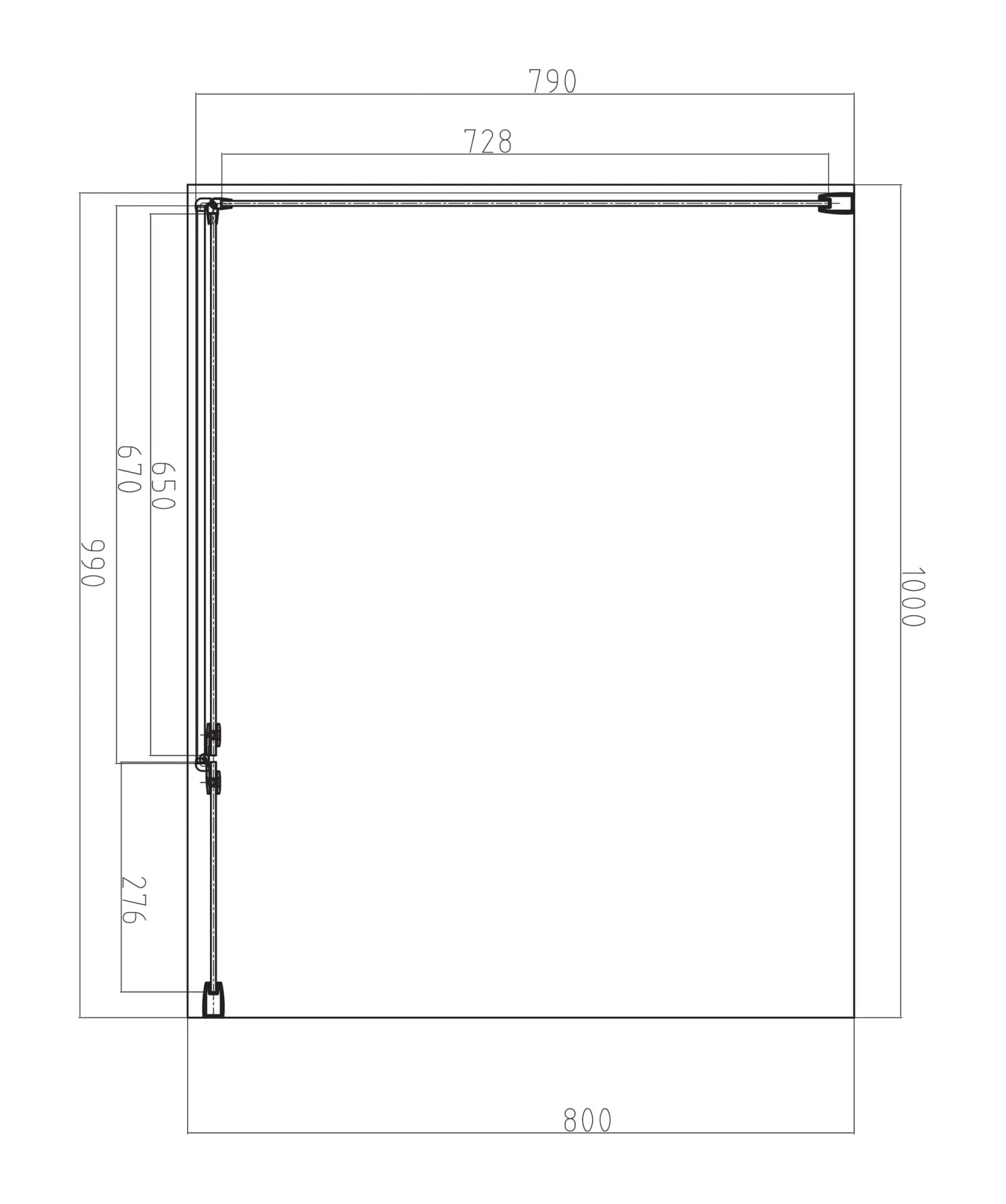 MH1080BLTR Rysunek techniczny