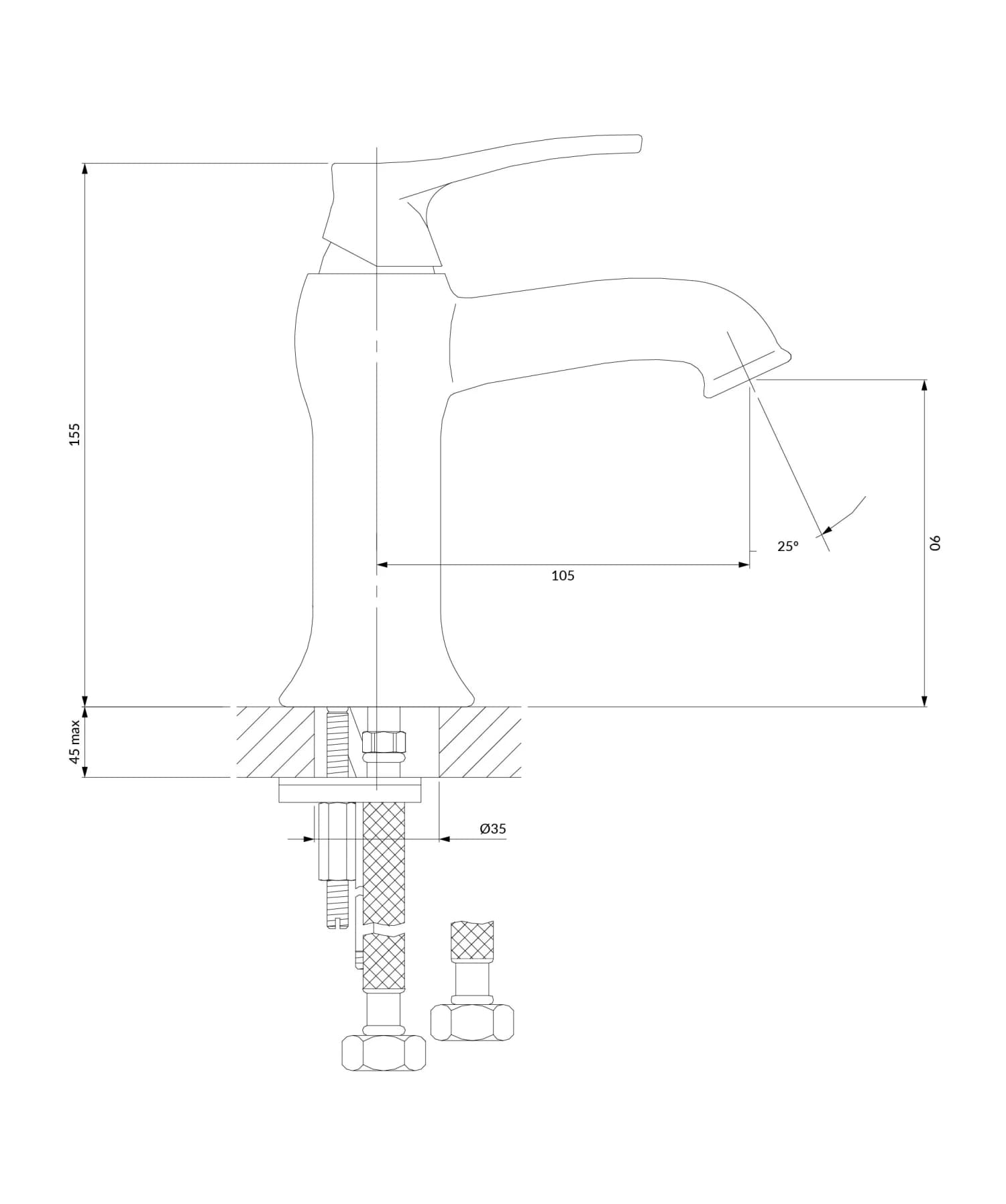 AD5110GL Rysunek techniczny