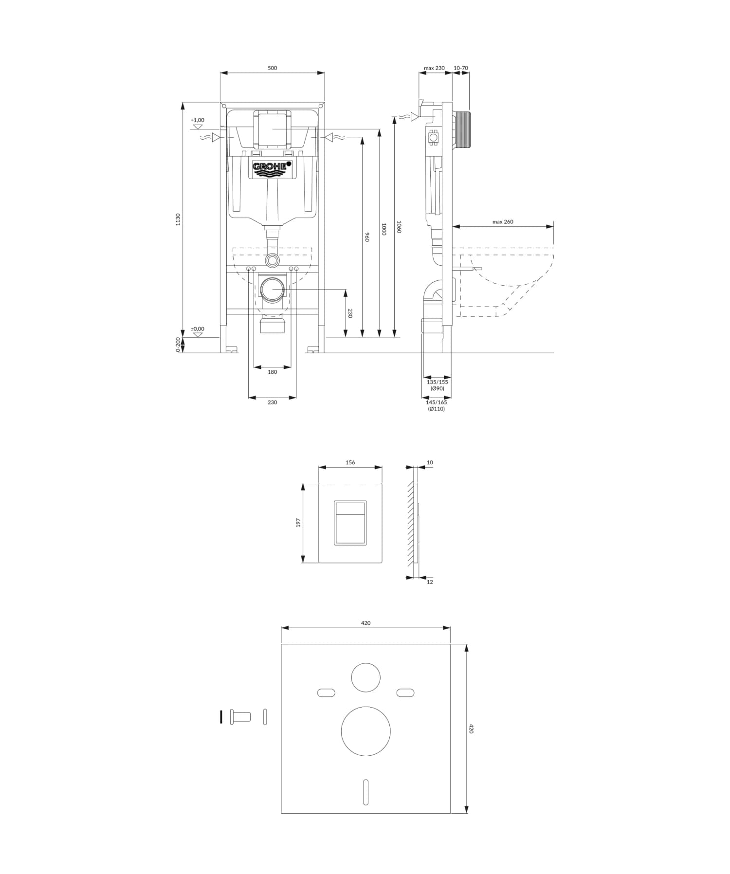 RAPIDSETCPB Rysunek techniczny