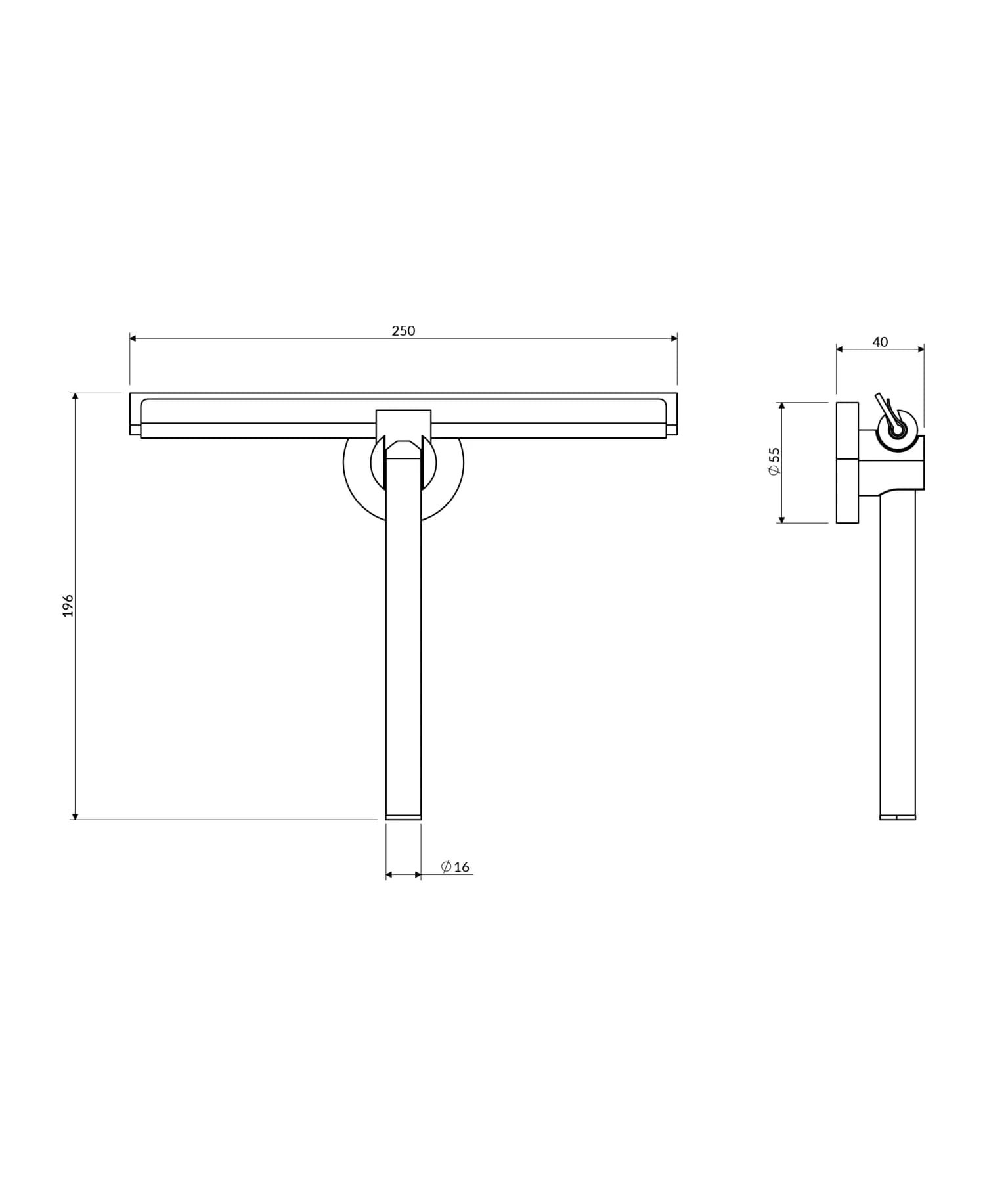 UN10910CPB Rysunek techniczny