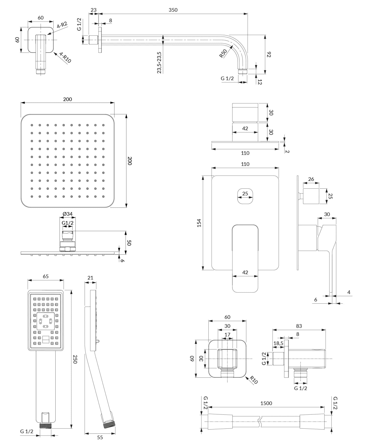 SYSSL12GR Rysunek techniczny