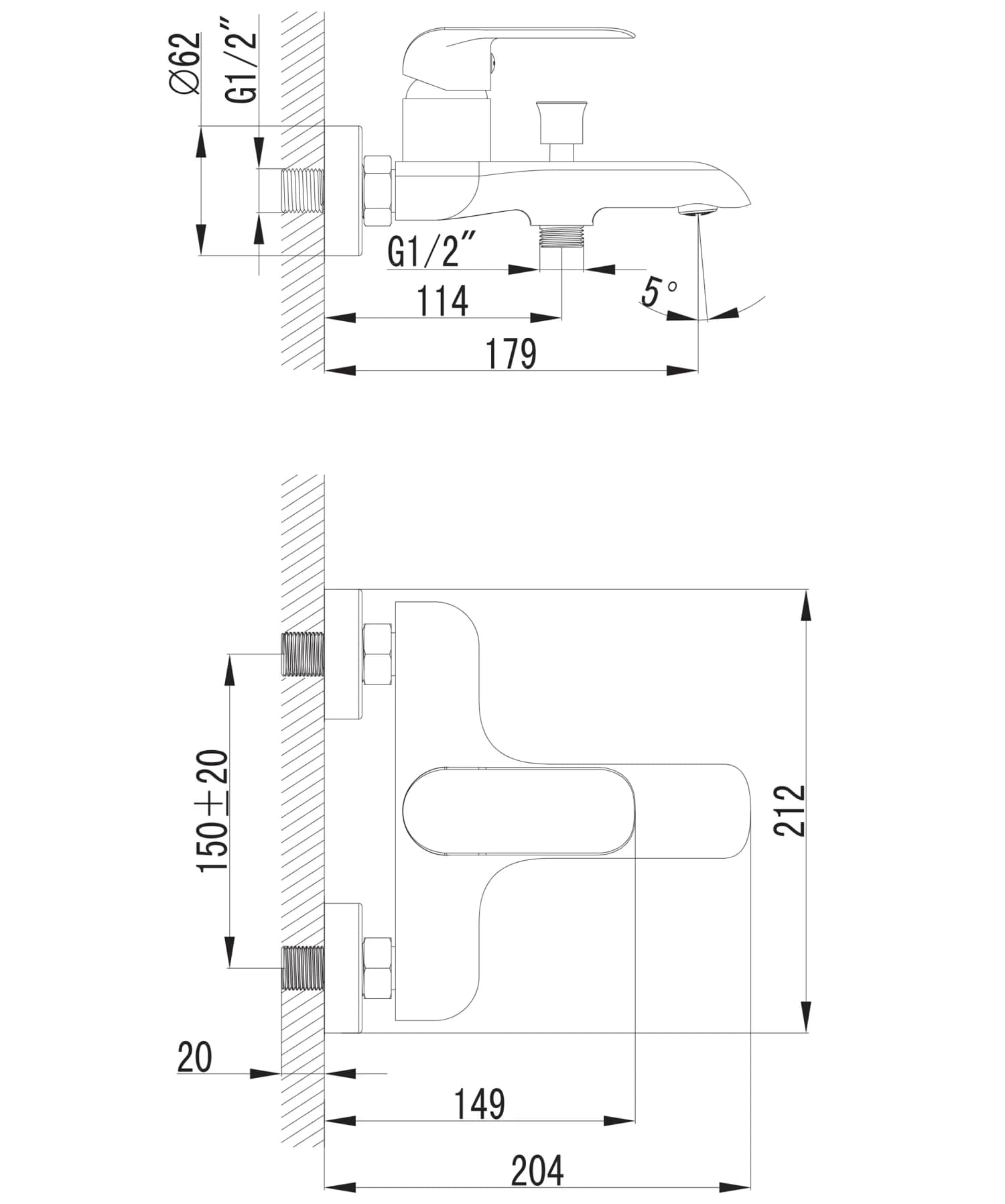 SC2330BL Rysunek techniczny