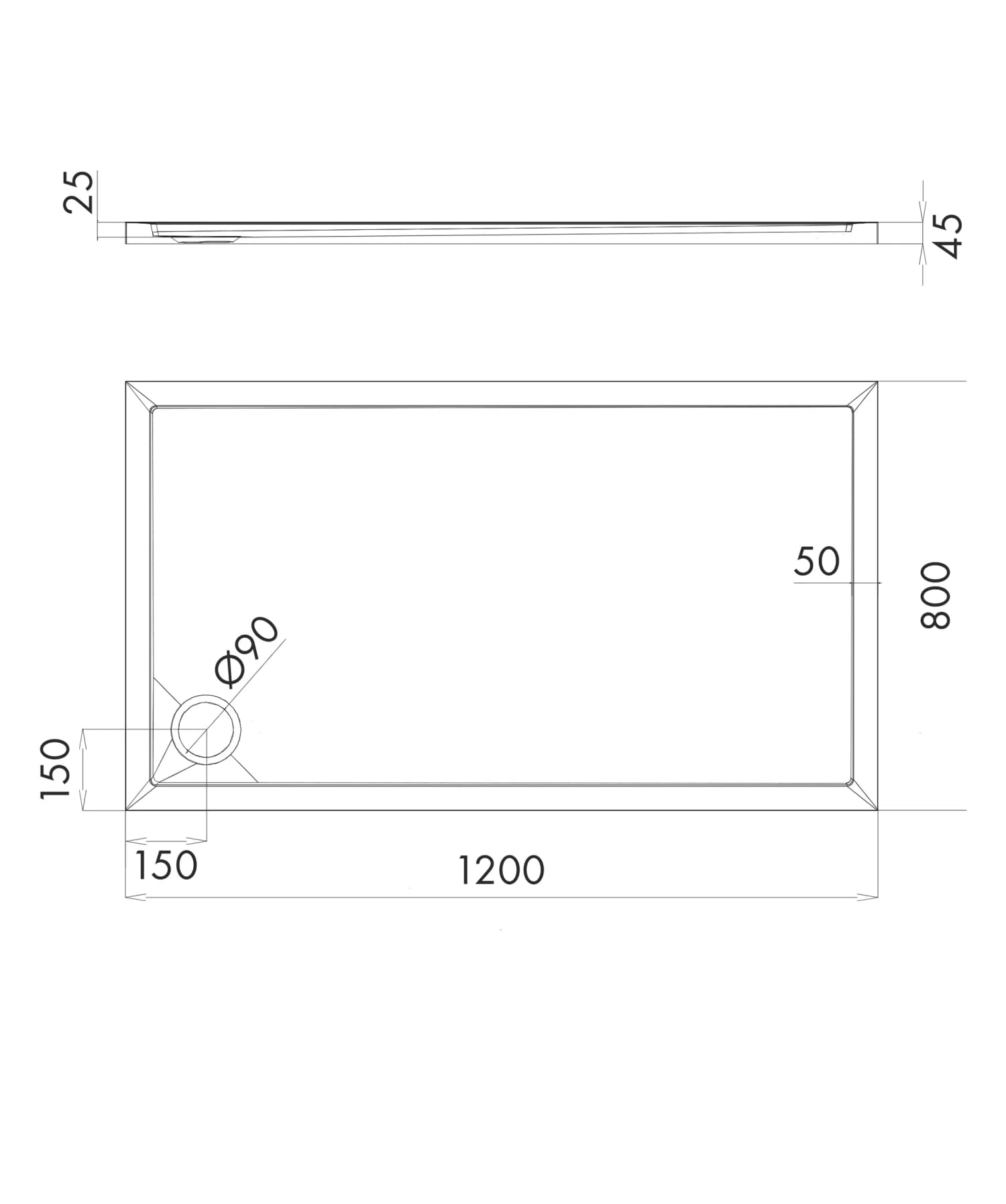 MERTON80-120-PBP Rysunek techniczny